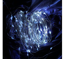 Гірлянда світлодіодна C 61485 (9 метрів, на батарейках, біле світло)