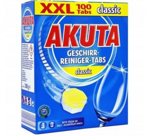 Таблетки для посудомоечных машин Akuta Classic  100 шт (цена за 1 шт)