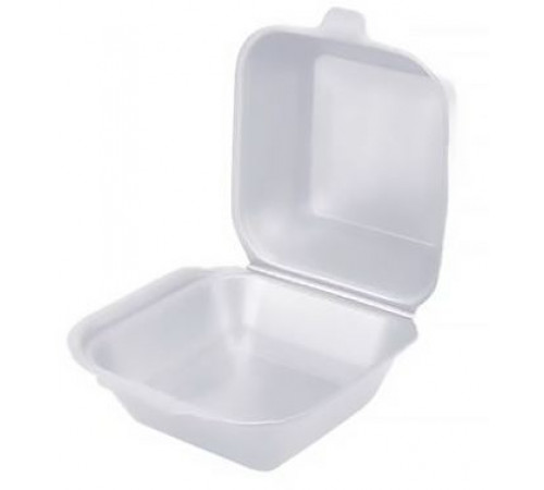 Ланч-бокс зі спіненого полістиролу НР-6 150х152х60 мм Ланч-бокс зі спіненого полістиролу НР-6 150х152х60 мм