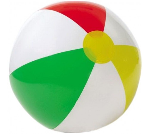М'яч надувний різнокольоровий Intex 59020 51см