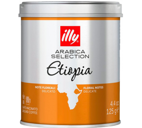 Кава мелена Illy Etiopia 125 г жб