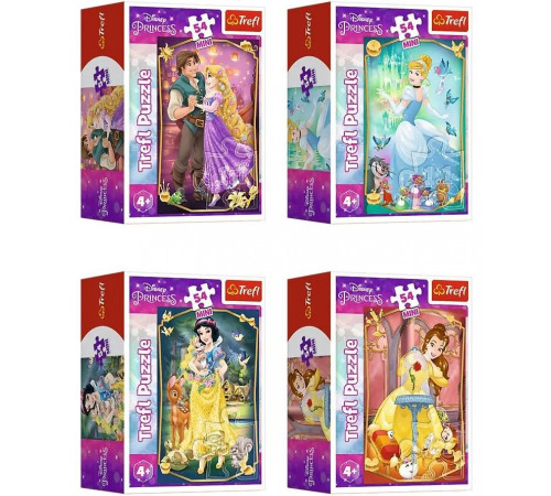 Пазли Trefl 19716/17/18/19 Прекрасні принцеси 54 елементи