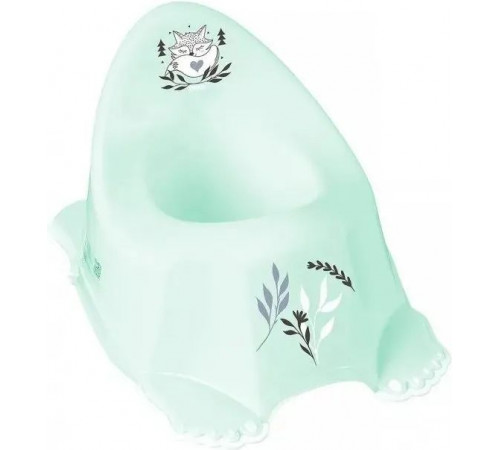 Горщик дитячий TEGA PB-LIS-001-105 Лисичка з протиковзною гумою зелений