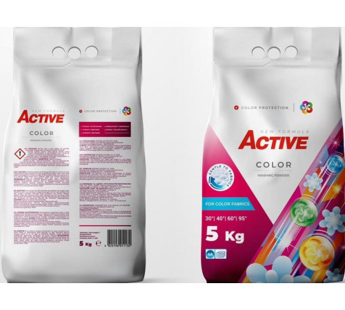 Пральний порошок Active Color 5 кг 68 циклів прання