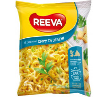 Лапша быстрого приготовления Reeva со вкусом Сыра и Зелени 85 г