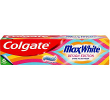 Зубная паста Colgate Max White Design Edition Crystal Mint 100 мл