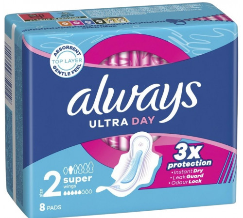 Гігієнічні прокладки Always Ultra Super (Розмір 2) 8 шт