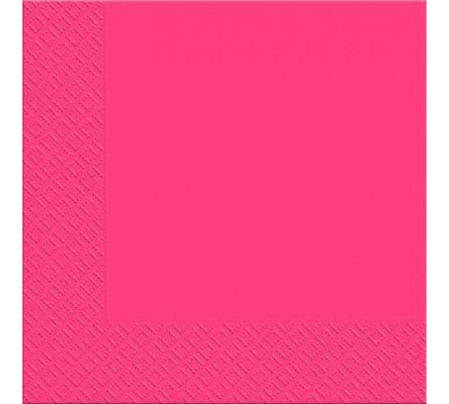Серветка Марго Темно-Рожева 3 шари 33х33 см 18 шт