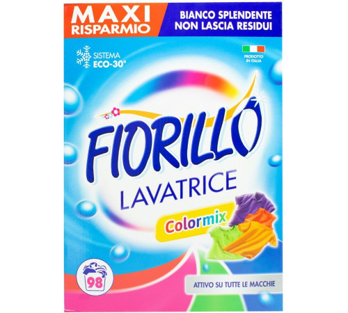 Пральний порошок Fiorillo Colormix 6 кг 98 циклів прання