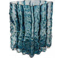 Ваза скляна Vittora VT-V-0003 Сапфір синя 20.5 см