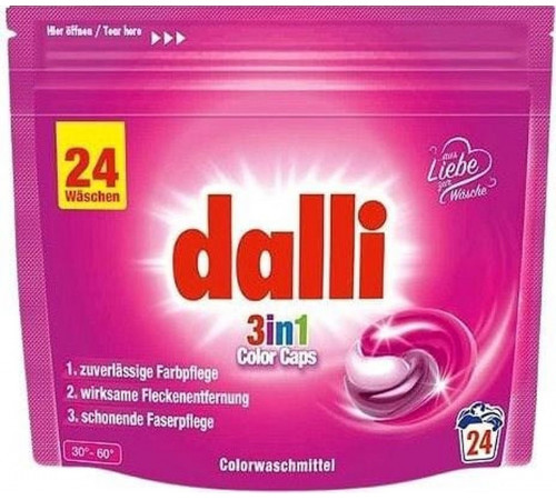 Гелеві капсули для прання Dalli Color 3 in 1 24 шт (ціна за 1 шт)
