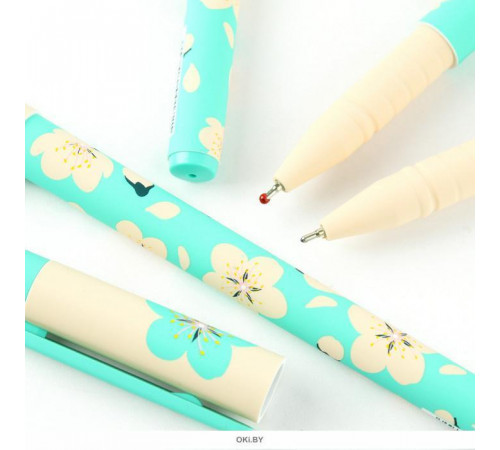 Ручка кулькова Vinson Fashion Flower 2 WS-A72 синя 0.7 мм