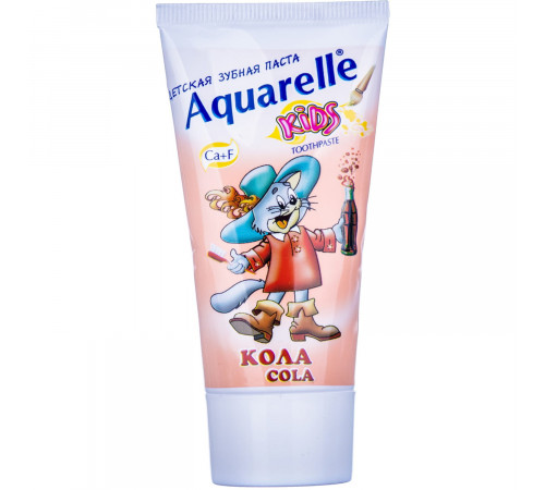 Зубна паста для дітей Aquarelle Kids Кола 50 мл