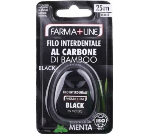 Зубная нить Farma+Line с бамбуковым углем 25 м