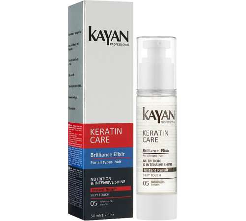 Діамантовий еліксир Kayan Professional Keratin Care для всіх типів волосся 50 мл