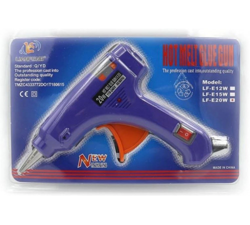 Клейовий пістолет DSCN1032 Work европейська розетка, 20 W 0,7 см