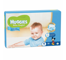Підгузники дитячі Huggies Ultra Comfort 4,  8-14 кг 80 шт для хлопчиків  Giga Pack