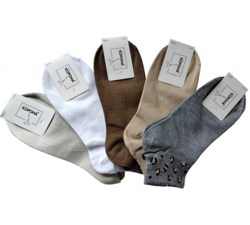 Шкарпетки жіночі короткі Корона В2814 розмір 37-42