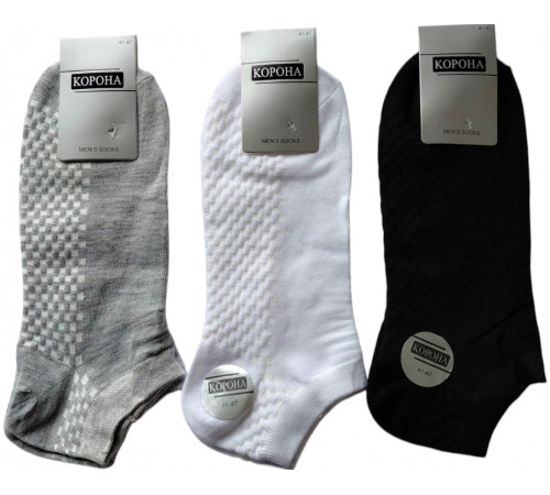 Шкарпетки чоловічі короткі Корона A1635 розмір 41-47