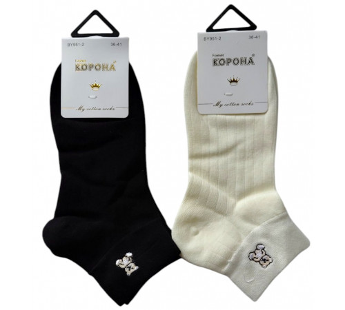 Шкарпетки жіночі середні Корона BY951 розмір 36-41