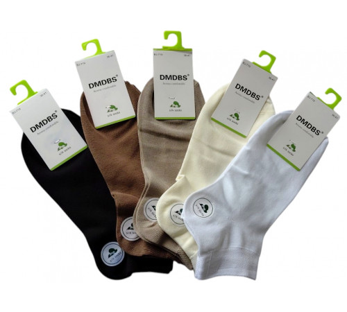 Шкарпетки жіночі короткі DMDBS BJ-719 шовкові розмір 36-41