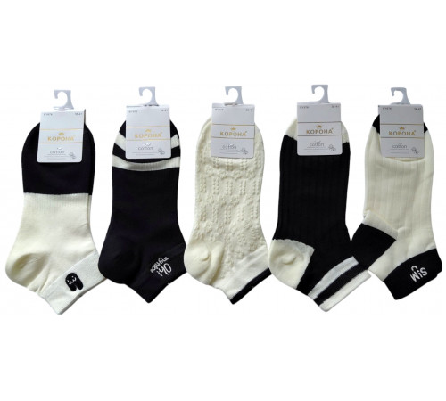 Шкарпетки жіночі короткі Корона ВY676 розмір 36-41