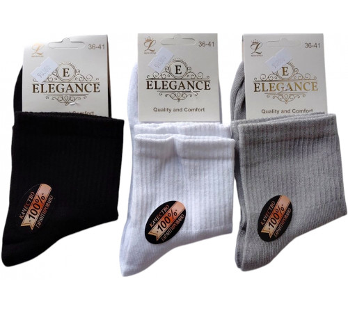 Шкарпетки жіночі середні L Elegance розмір 36-41