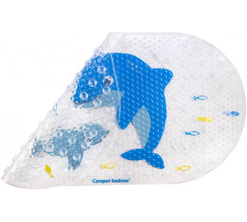 Антискользящий коврик для купания малыша Canpol Babies 80/001 силиконовый 69 х 38 см