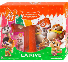 Детский подарочный набор La Rive 44 Cats Milady (Туалетная вода 50 мл + Гель для душа 250 мл)