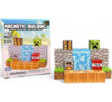 Конструктор магнітний К055 Magnetic Building 10,5х12,5х2 см 30 деталей