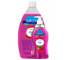 Жидкое мыло Saloon Роза 400 мл + 750 мл