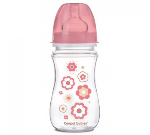 Детская бутылочка с широким антиколиковым отверстием Canpol babies 35/217pin EasyStart Newborn 240 мл