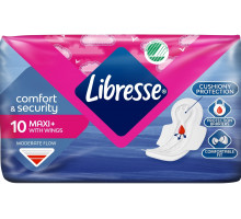 Гігієнічні прокладки Libresse Comfort & Security Maxi Normal 10 шт
