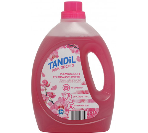 Гель для стирки Tandil Premium Pink Orchid 2.2 л 40 циклов стирки