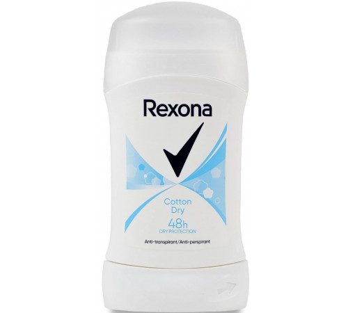 Антиперспирант стик Rexona женский Coton dry 50 мл Антиперспирант стик Rexona женский Coton dry 50 мл