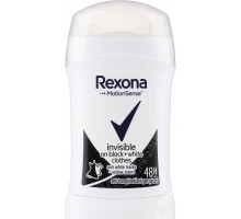 Антиперспирант стик Rexona женский Invisible on Вlack + White 40 мл