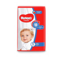 Подгузники детские Huggies Classic (5) от 11-25 кг 42 шт