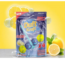 Туалетный блок для унитаза Duft Kraft Lemon 4х50 г