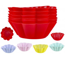 Набір форм для випічки кексів Stenson 3333 6 шт 8 х 3 см