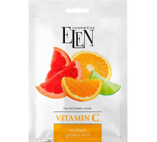 Тканинна маска для обличчя Elen Vitamin C 25 мл