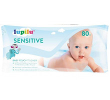 Вологі серветки дитячі  Lupilu Sensitive 80 шт
