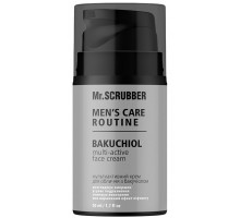 Мультиактивний крем для обличчя з бакучіолом Mr.Scrubber Men's Care Routine 50 мл