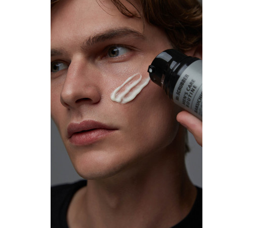 Мультиактивний крем для обличчя з бакучіолом Mr.Scrubber Men's Care Routine 50 мл