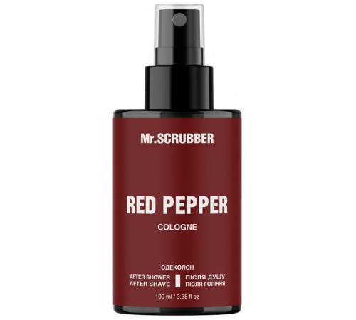 Одеколон після душу і гоління Mr.Scrubber Red Pepper 100 мл