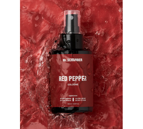 Одеколон після душу і гоління Mr.Scrubber Red Pepper 100 мл