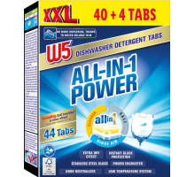 Таблетки для посудомийних машин W5 All in 1 Power 44 шт (ціна за 1 шт)