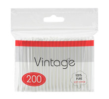 Ватные палочки Vintage пакет 200 шт