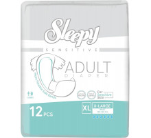 Підгузки для дорослих Sleepy Sensitive Adult X-Large 120-160 см 6 к 12 шт