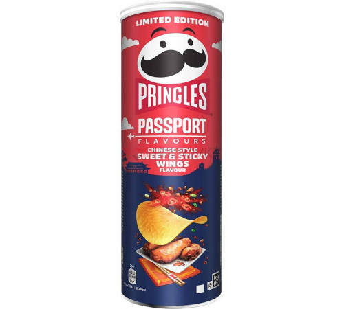 Чіпси Pringles Chinese Style Sweet & Sticky Wings 165 г Чіпси Pringles Chinese Style Sweet & Sticky Wings 165 г