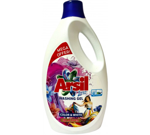 Гель для прання Arsil Lena Color & White 5700 мл